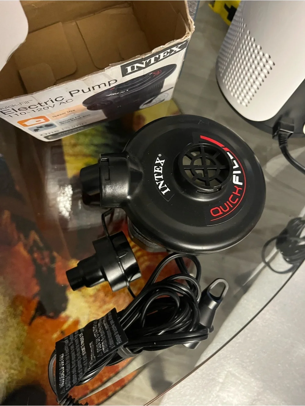 Intex Electric Quick-Fill Pump - Black